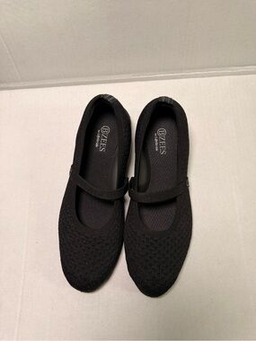 Bzees for LifeStride Black Mary Jane Flats Women’s Size 6.5 Washable Comfort